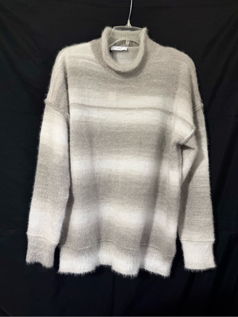 Cozy Neutral Ombre Turtleneck Sweater - Women